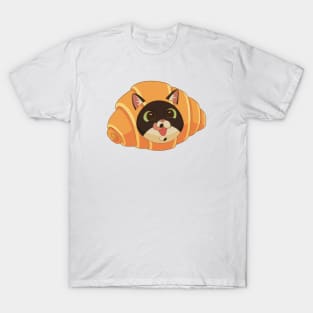 Croissant Cat T-Shirt